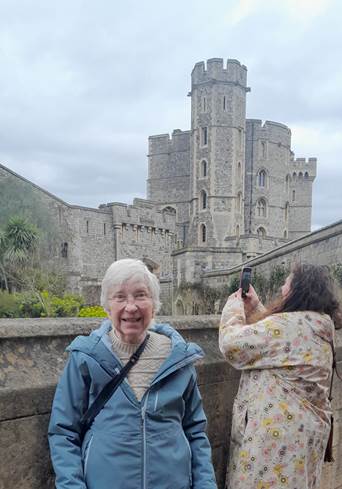 Kath at Windsor Castle